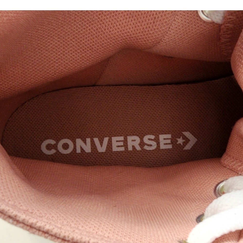Converse Chuck Taylor All Star Hi Pink Hummingbird Flower Sneakers - Picture 7 of 7